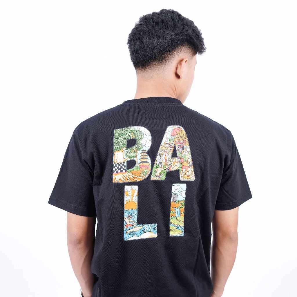 kutastreet kaos regular desain bali colour warna hitam 2 kutastreet kaos regular desain bali colour warna hitam 2